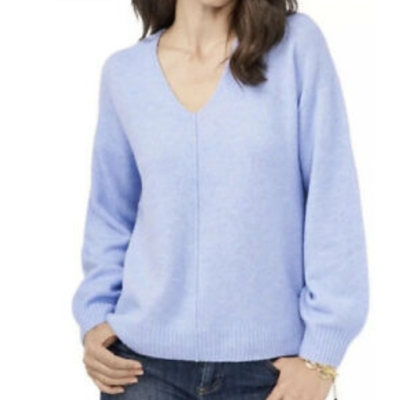 Vince Camuto Sweaters - Vince Camuto Women's Marine Blue Long Sleeve Lightweight V-Neck Sweater NWT